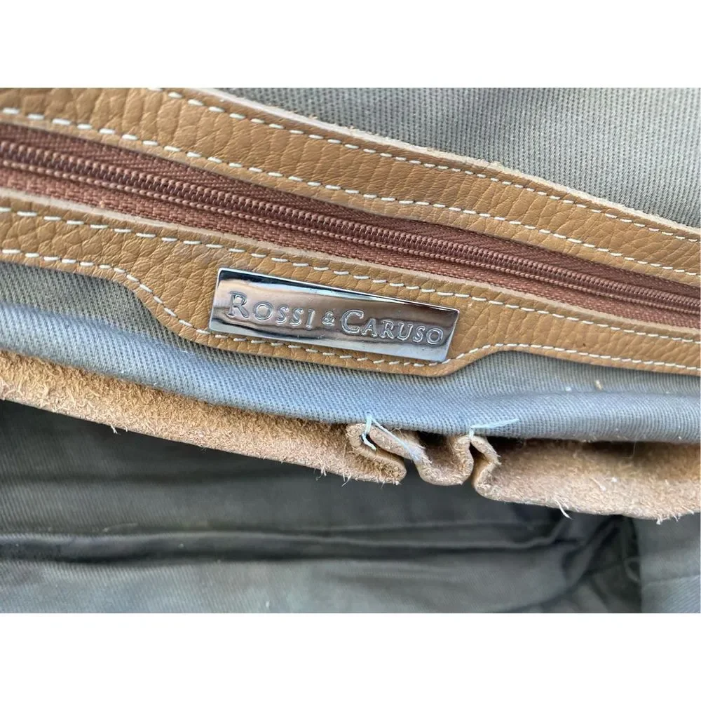 Rossi & Caruso Real Leather Satchel Bag.
